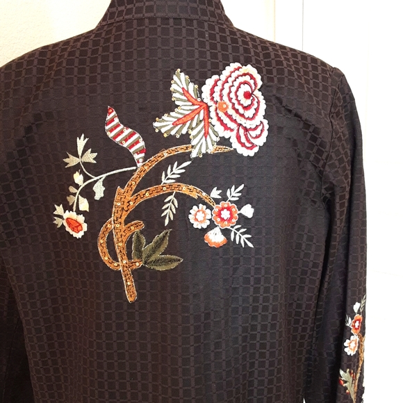 Draper's and Damon's Brown Embroidered Jacket - Picture 5 of 8